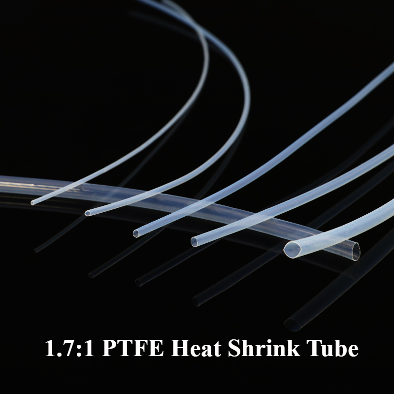 Shrink Sleeve Pvc - 高温熱収縮チューブ,透明,0.5mm〜15mm, 260 ℃ 収縮,1.7:1, 1 m,