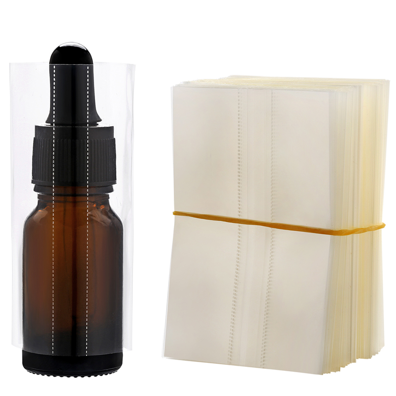 Shrink Sleeve Pvc - 10ml,15ml,30mlのボトル用pvc熱収縮ラップフィルム,ガラススポイトボトル用の2000個の収縮スリーブ