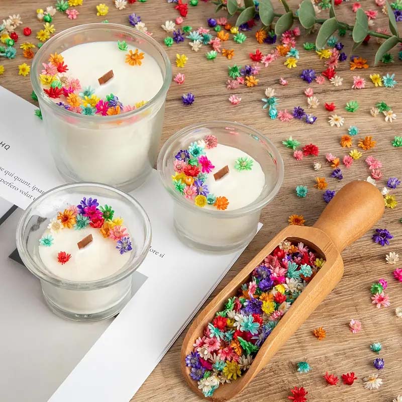 ワックス成形、キャンドル装飾用のカラフルな花、混合樹脂工芸品 - Candle Supplies Bulk のレビューと価格