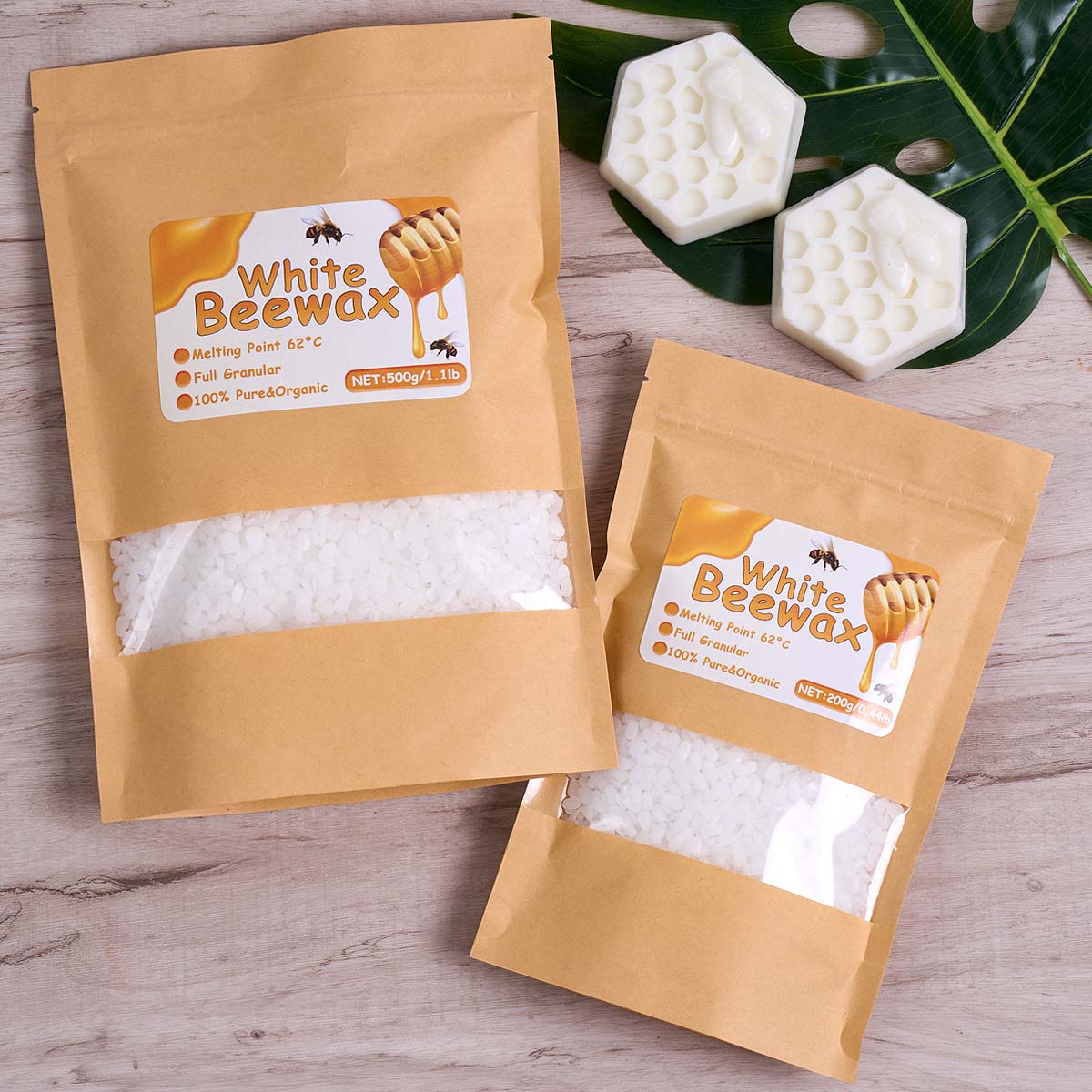 1000 グラム白蜜蝋 DIY キャンドル作成材料純粋な天然 - Candle Supplies Bulk のレビューと価格