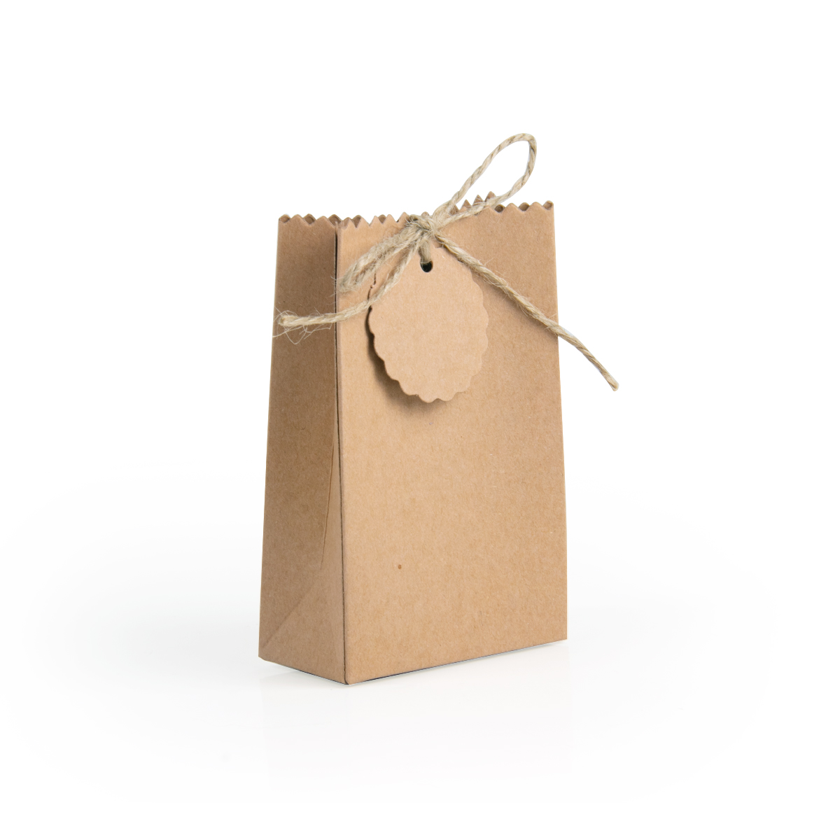 10/20 個レトロクラフト紙袋麻ロープ結婚式誕生日の好意ゲ - Kraft Paper Box のレビューと価格