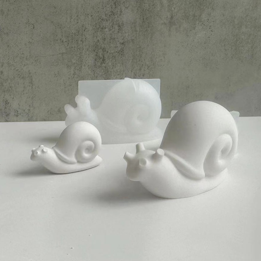 カタツムリ動物シリコーン型 DIY アロマキャンドル石鹸石膏 - Candle Supplies Tins のレビューと価格