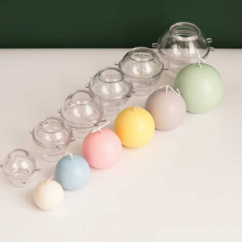 5-8 センチメートル球状キャンドルプラスチック金型家の装飾 - Candle Supplies Tins のレビューと価格