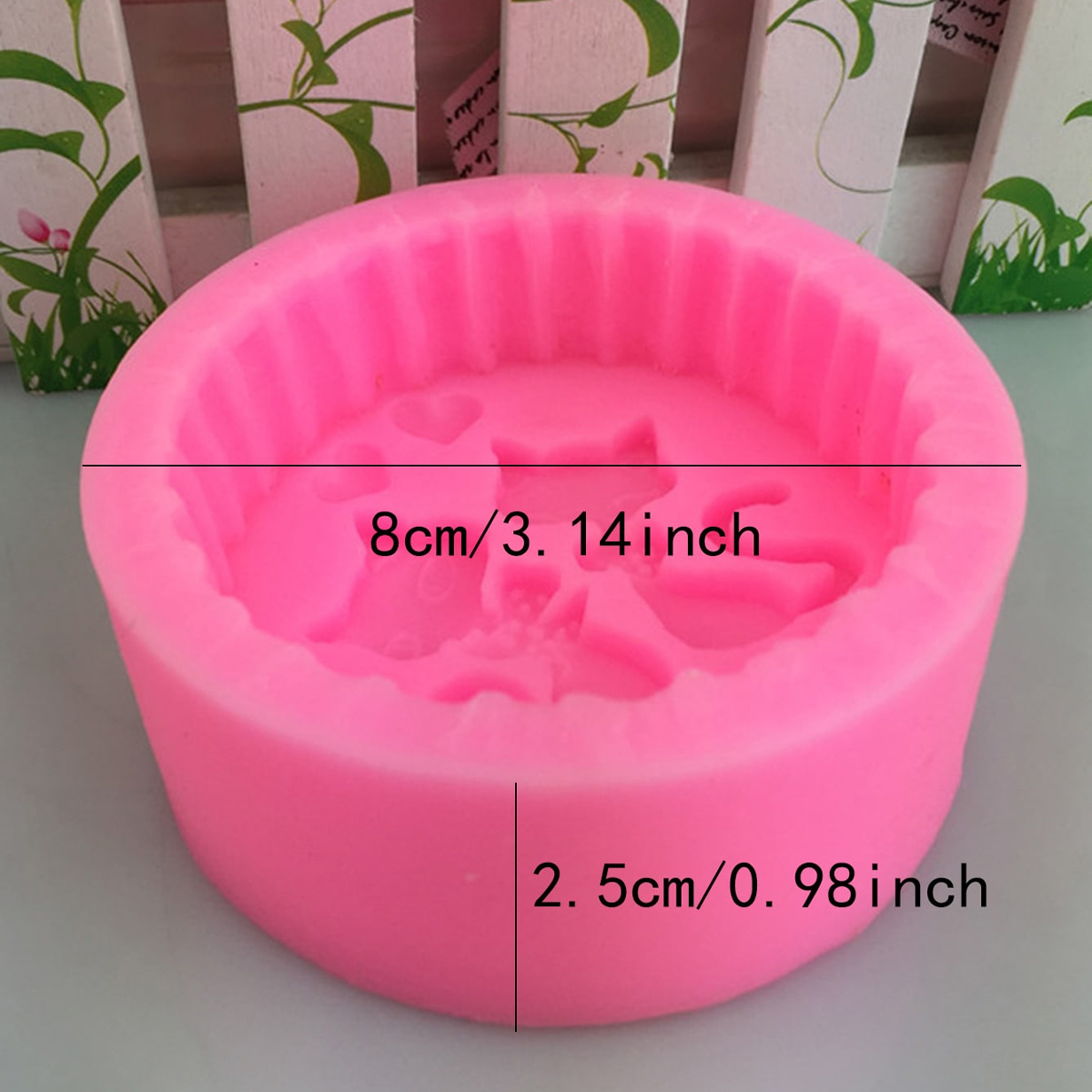 1ピースシリコン製猫型石鹸型 - 丸型DIYキャンドル作成型 - Candle Supplies Tins のレビューと価格