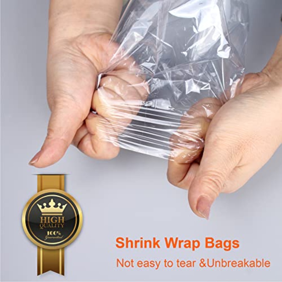 シュリンク包装袋 - 100枚入り 12 x 8インチ 透明 - Shrink Sleeve Pvc のレビューと価格