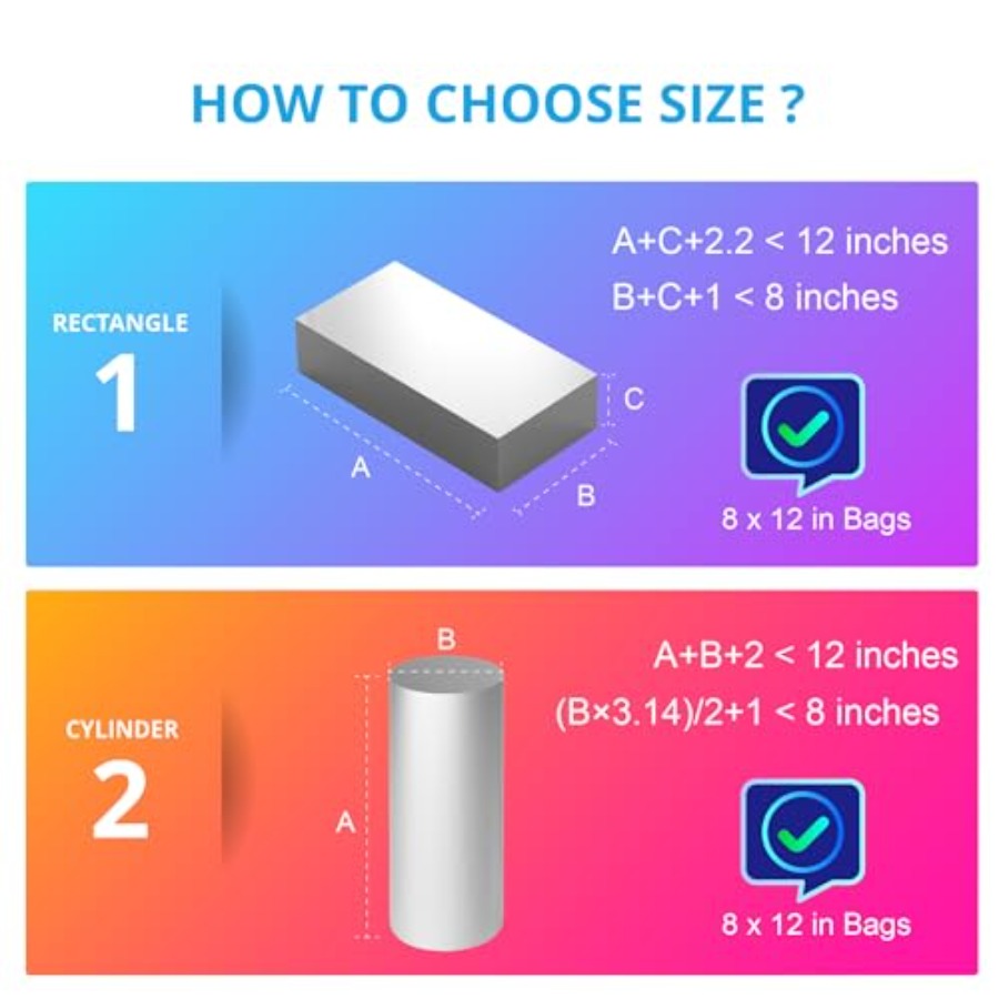 シュリンク包装袋 - 100枚入り 12 x 8インチ 透明 - Shrink Sleeve Pvc のレビューと価格
