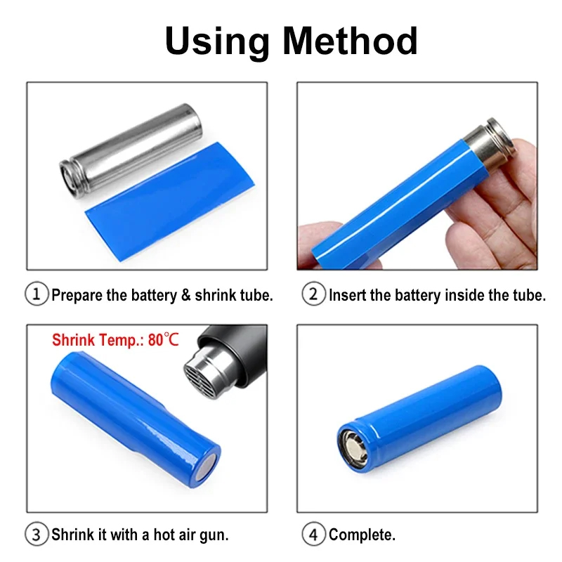 100 〜 1000 個プレカット 18650 バッテリー  - Shrink Sleeve Pvc のレビューと価格