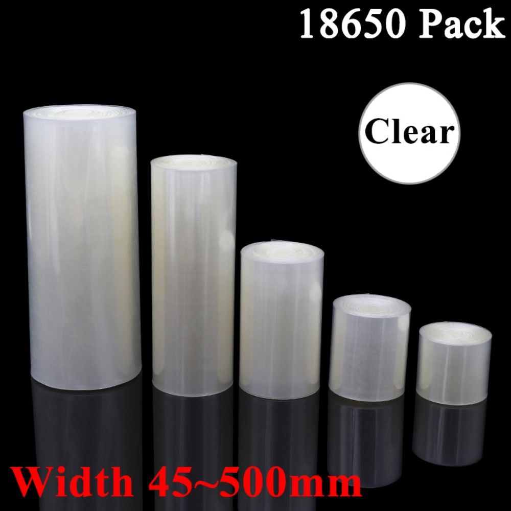 18650個の透明なPVC熱収縮チューブパック,透明なバッテ - Shrink Sleeve Pvc のレビューと価格