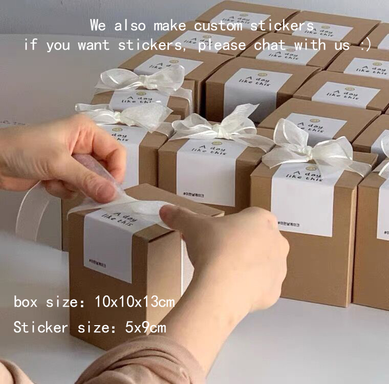 クラフト紙ボックスキャンドル口紅香水化粧品ケーキキャンディギ - Kraft Paper Box のレビューと価格