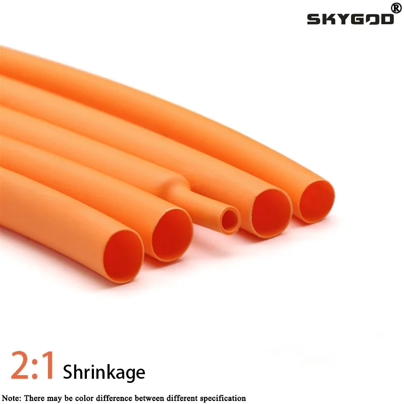 1～25M 熱収縮チューブ オレンジ 直径1 2 3 4 5 - Shrink Sleeve Pvc のレビューと価格