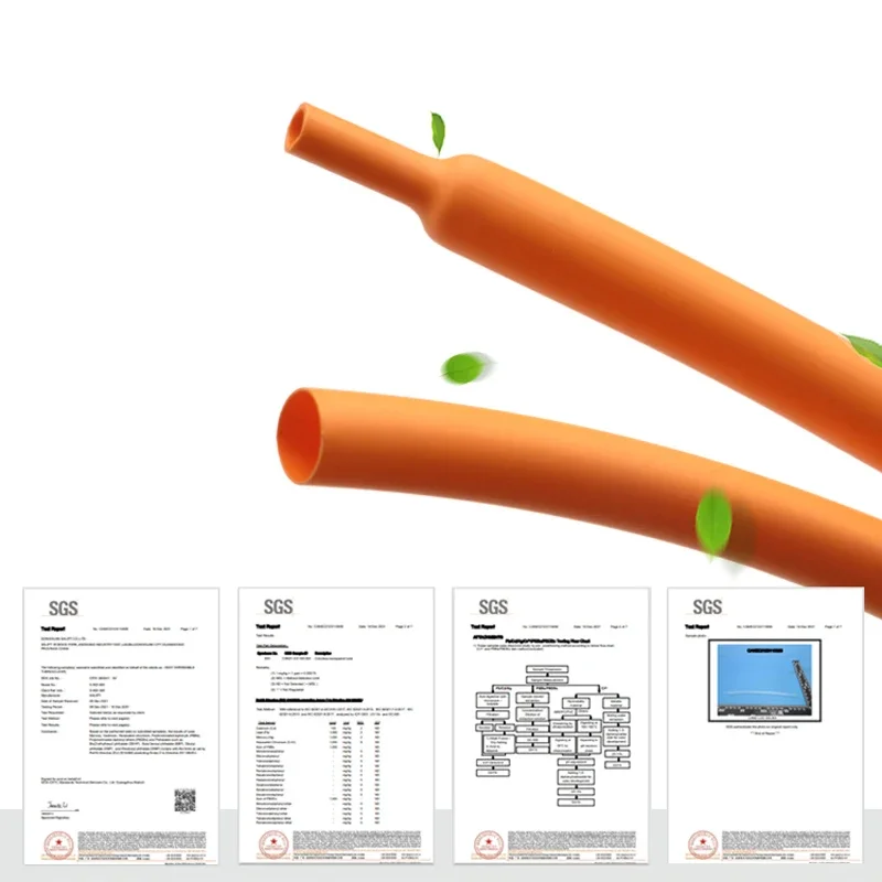 1～25M 熱収縮チューブ オレンジ 直径1 2 3 4 5 - Shrink Sleeve Pvc のレビューと価格