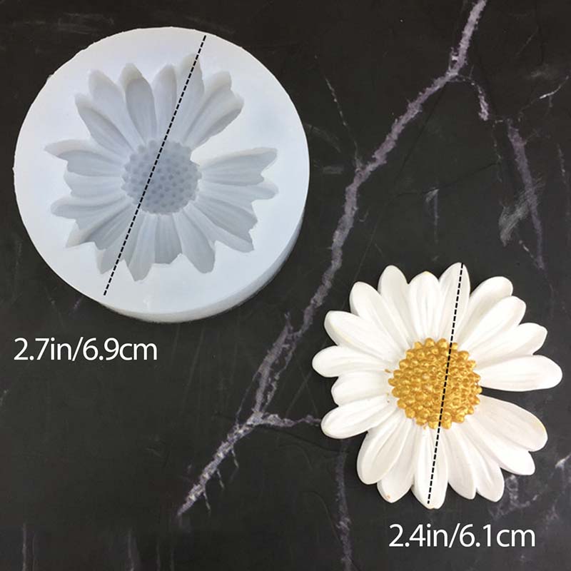 DIY キャンドルシリコーン型デイジーカモミールフラワーキャ - Candle Supplies Tins のレビューと価格