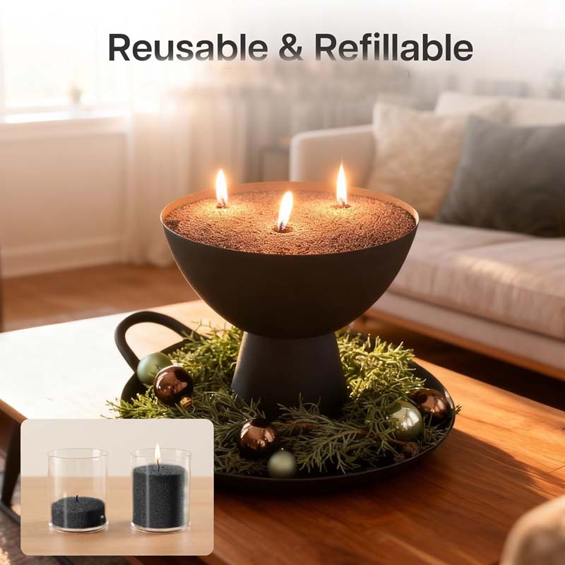 黒色のキャンドルサンド（芯付き）、200g、10個の芯付きパ - Candle Supplies Tins のレビューと価格