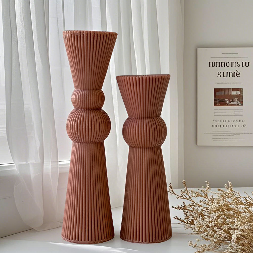 DIY ロングロッドストライプ柱キャンドルモールド手作りシリ - Candle Supplies Tins のレビューと価格