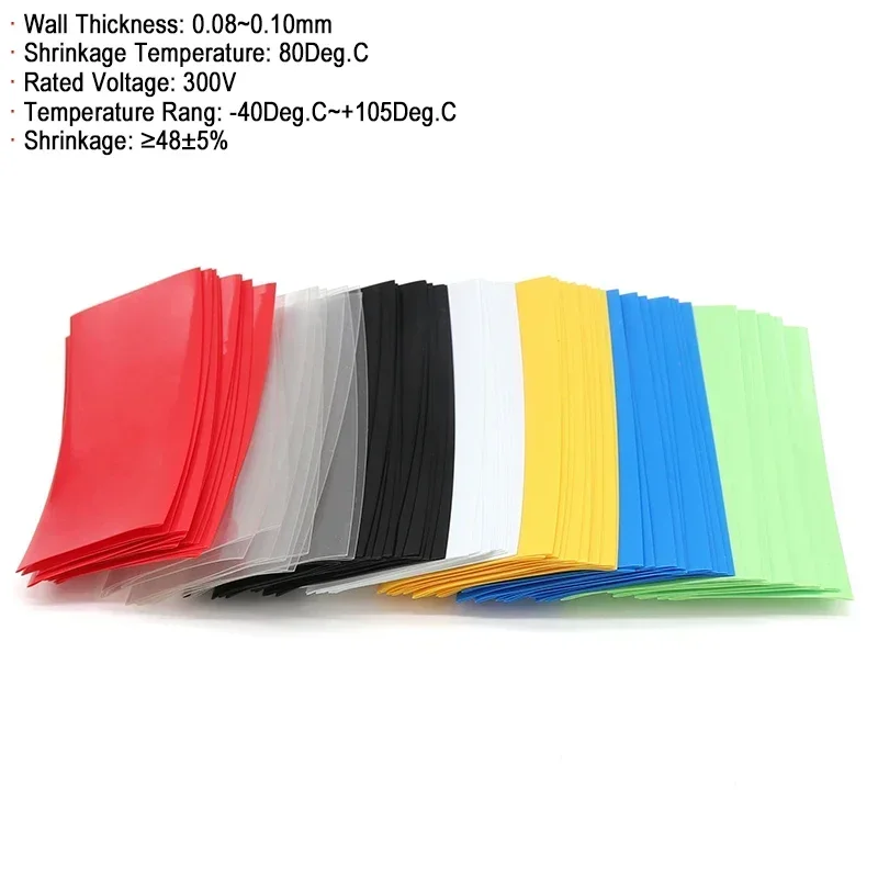 18650 バッテリーフィルム PVC 熱収縮チューブフィル - Shrink Sleeve Pvc のレビューと価格