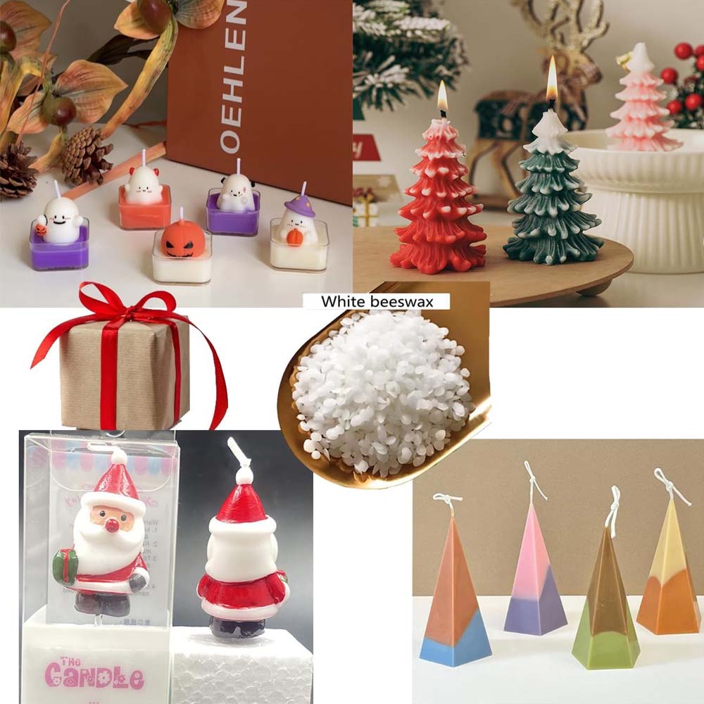 純粋で自然な香りの粒状キャンドル,白い蜜蝋,日曜大工の芯,材 - Candle Supplies Bulk のレビューと価格